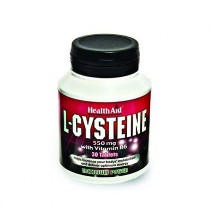 HEALTH AID L-Cysteine 550mg 30 Ταμπλέτες